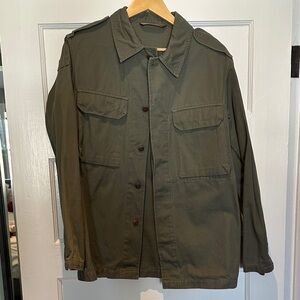 A.P.C. Olive Green Military Field Jacket